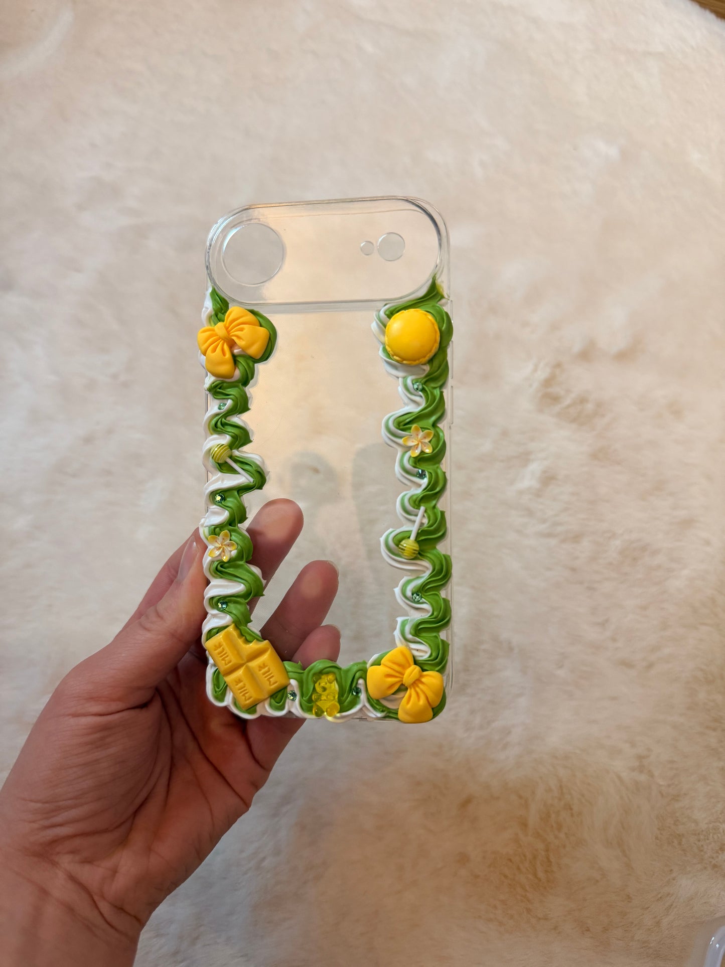Coque chantilly personnalisée