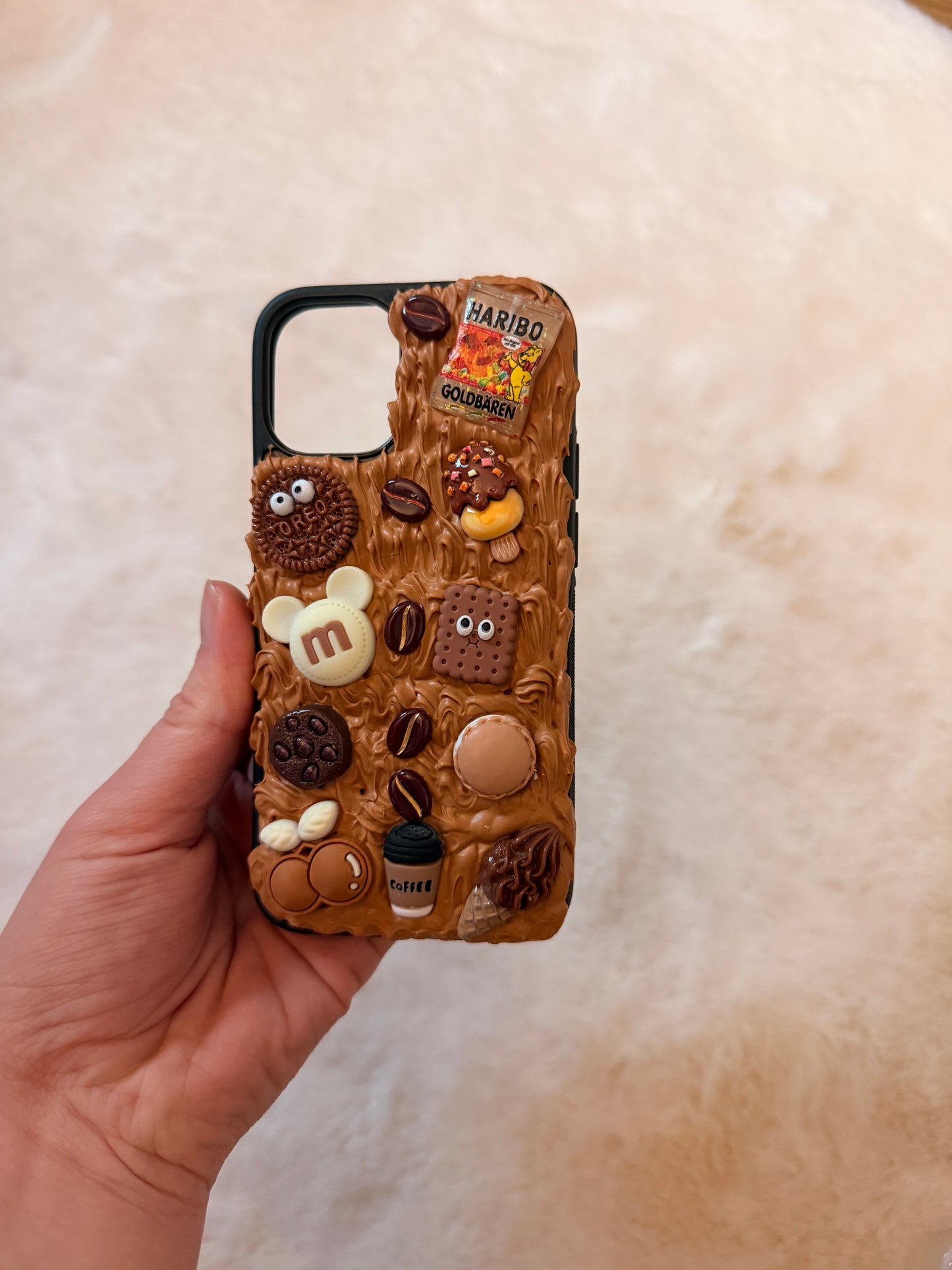 Coque chantilly personnalisée